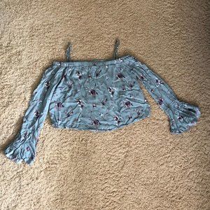 American Eagle Don't Ask Why Cold Shoulder Top